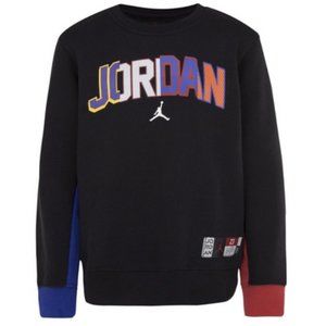 Jordan Big Boys Varsity Splice Crew Neck Sweatshirt